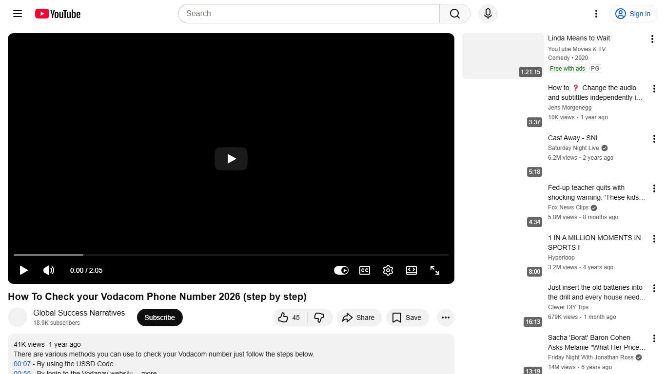 How To Check your Vodacom Phone Number 2026 (step by step) - YouTube