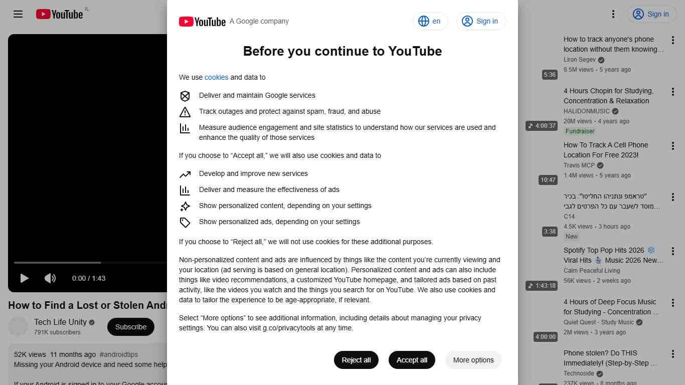 How to Find a Lost or Stolen Android Phone in 2026 (Full Guide) - YouTube